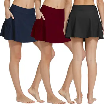 

Women Bikini Bottom Swim Skirt Plus Size Short Beach Dress Swimwear Briefs Bottom