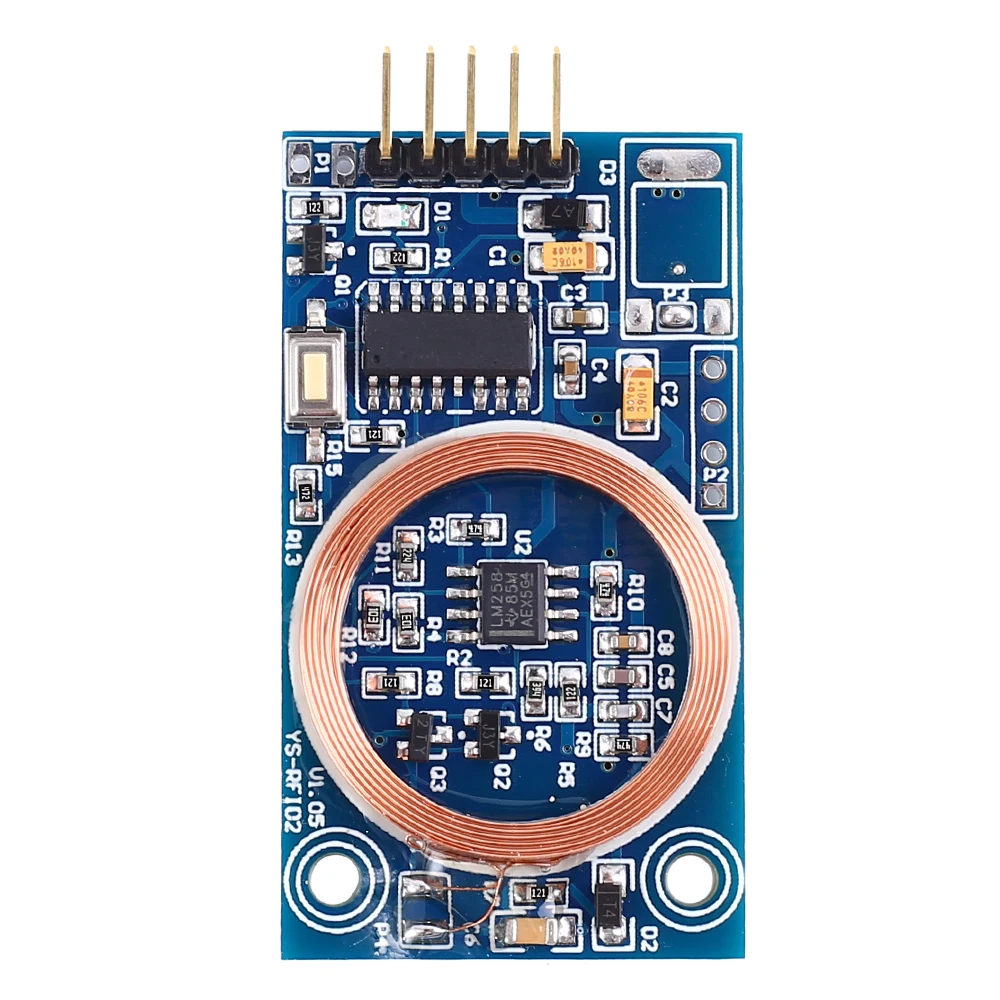 ID дешифровщик карт RFID считыватель модуль 125 кГц TK4100 UART Выходная плата для контроля доступа DIY модификация