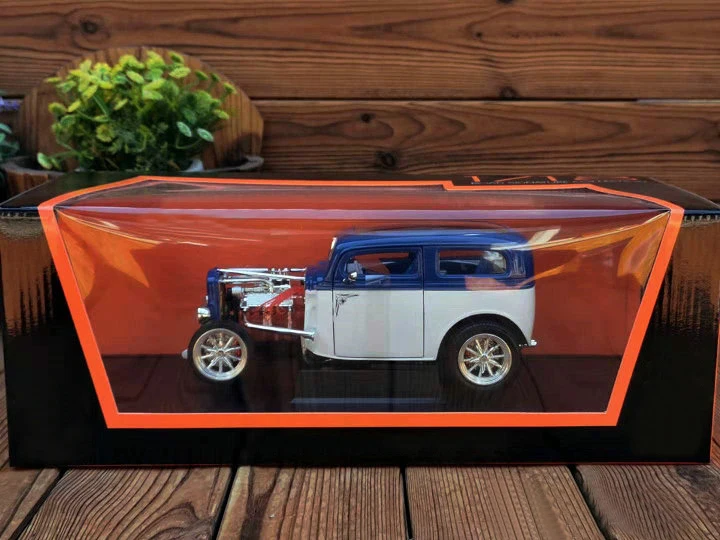Тонкая 1:18 1931 старая модель автомобиля синяя дверь может быть открытая модель коллекции сплава