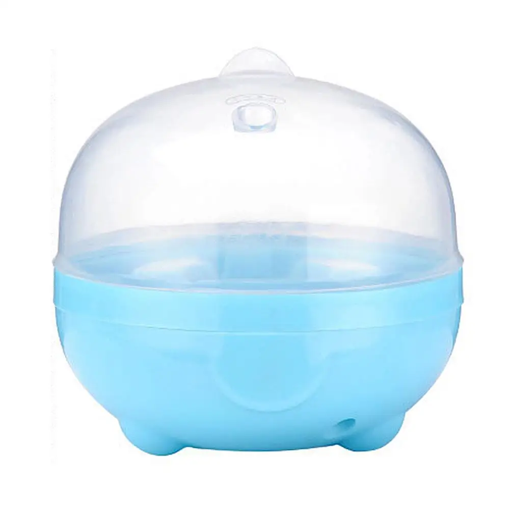 Auto-Off Egg Cooker Boiling 3-Eggs Boiler Poacher Steamer Kitchen Tool