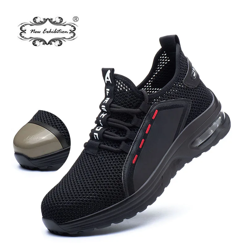 Men Steel Toe Cap Safety Shoes Work Boots Light Indestructible Footwear Sneakers 