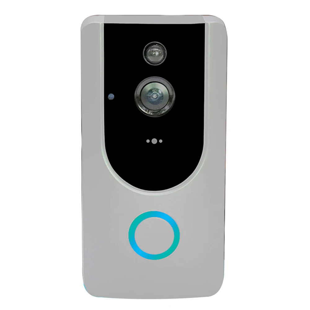 M2 Silver Смарт WiFi дверное кольцо HD Vision беспроводной домофон дверной звонок RIP Motion Monitor Camare видео SD карта Запись домашний дверной звонок кольцо - Цвет: M2 Silver