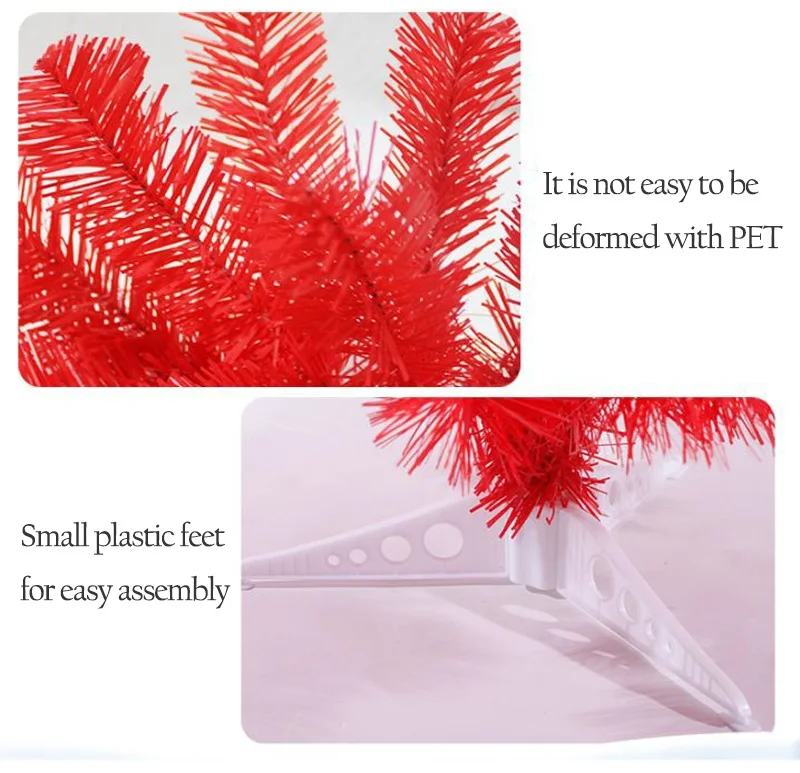 Креативные красные украшения для рождественской елки, аксессуары для рукоделия, высококачественные фигурки из ПВХ вечерние выставочные реквизиты
