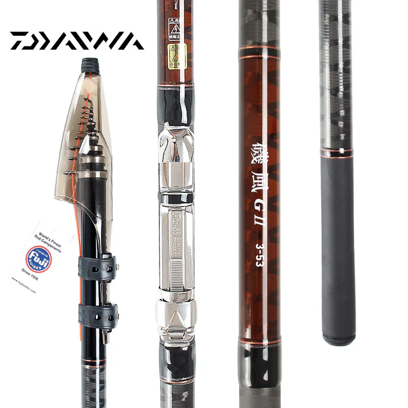 Часовой механизм: японский Daiwa LIBERTY клуб G2 R2-530 Удочка кольца FUJI катушкодержатель корпус из углеродного волокна Рок удочка рыболовные снасти