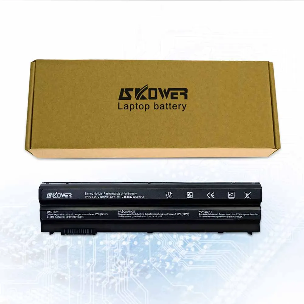 SKOWER 5200 мА/ч, T54FJ Батарея для Dell Latitude E6420 E6430 E6520 Inspiron 5520 5720 7520 7720 серии M5Y0X 8858X ноутбук Батарея