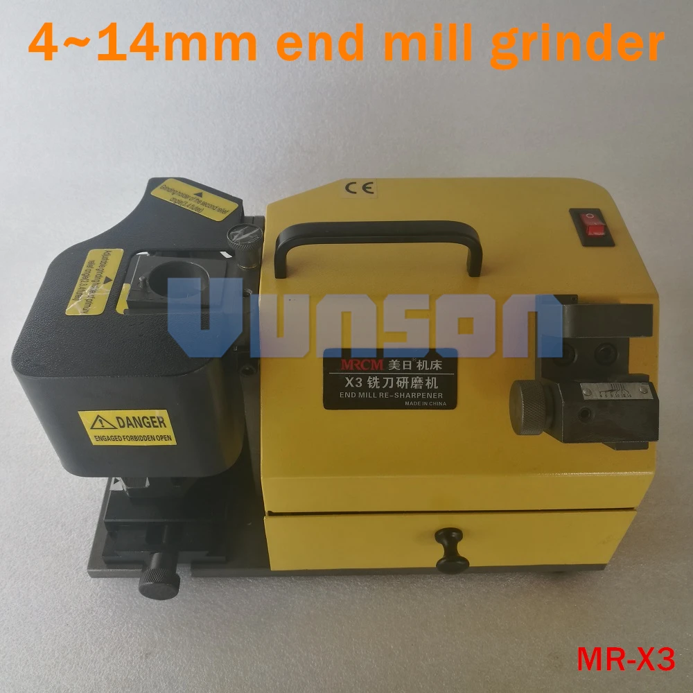 Mill Grinder Drill Bit Sharpener MR-X3 Sharpening Grinding Machine 4-14mm 220V 