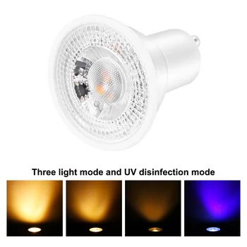 

E14 Germicidal Light UVC Lamp Sterilizer E27 LED UV Desinfection Lamp GU10 LED Ultraviolet Light Bulb MR16 48 60 80leds Amuchina