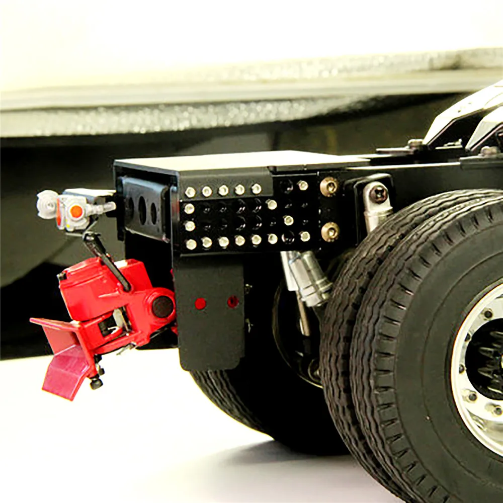 Металлический сверхмощный трактор задний луч для 1/14 Tamiya Scania Man Volvo Benz RC Truck Trainer
