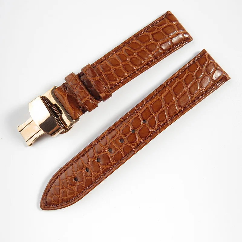High-end Crocodile Genuine Leather Watch Strap Band 16mm 17mm 18mm 19mm 20mm 21mm 22mm 23mm 24mm Watch Accessories Watchband