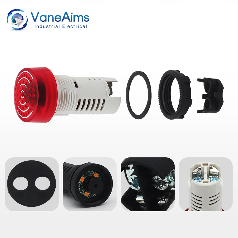 ÷ LED ˶ ǥõ ȣ , ̴ ݼ , DC 12V, DC 24V, AC 220V, 110V, 22mm, 16mm