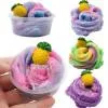 Colorful Mixing Cloud Cotton Candy Slime Fluffy Polymer Anti Stress Slime Sludge Cotton Mud Toy Toys For Children #A