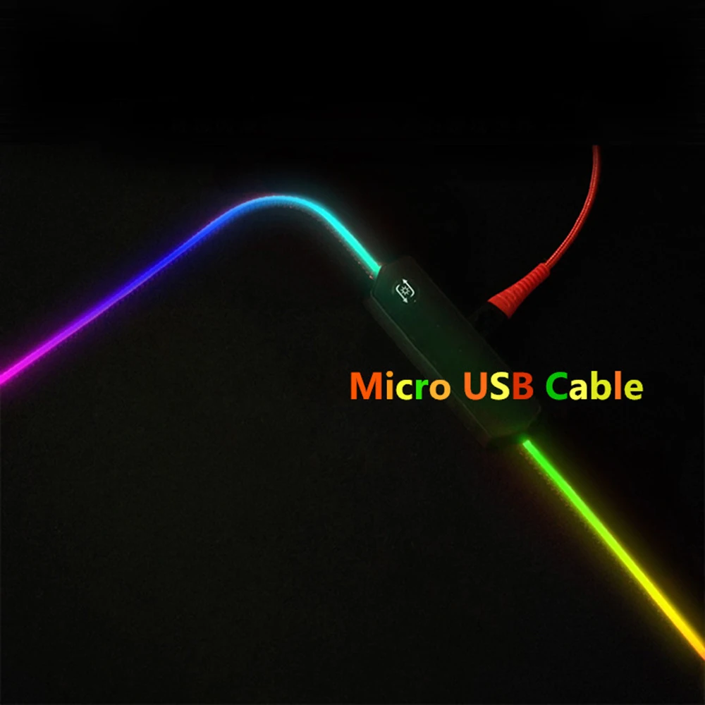 FFFAS USB Коврик для Мыши Компьютерный коврик мыши RGB большой геймера XXL ковер Mause PC