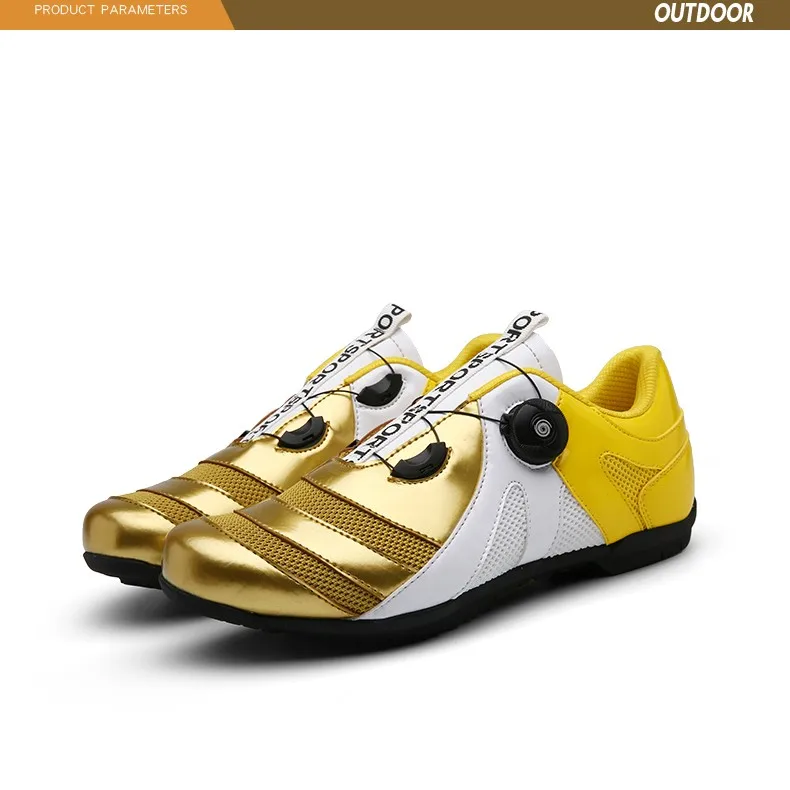 Tide Speed Lacing Professional Cycling Shoes Men Women Bicycle Sneakers Breathable Light Road Bike Shoes Outdoor Lovers