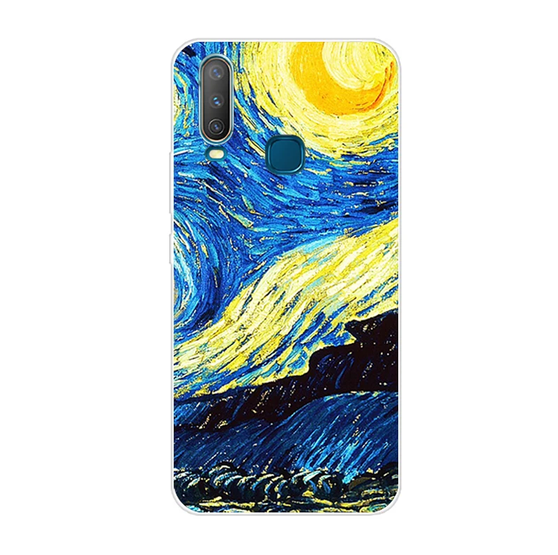 6,35 ''для Vivo Y17 Y15 Y 12 y 3 чехол мягкий TPU телефон крышка для Vivo Y 17 Y 15 Y 12 y 3 задняя крышка чехол силиконовый Coque Cool Funda