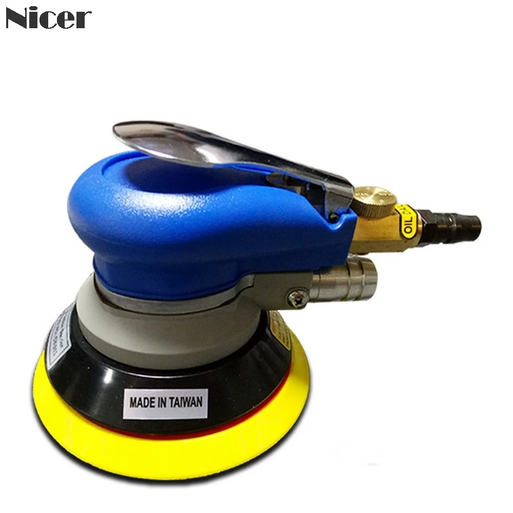 5 Inch Pneumatic Air Sander Polisher 9000RPM Polishing Machine Diy Car Paint Care Woodworking Polishing Grinding Machine