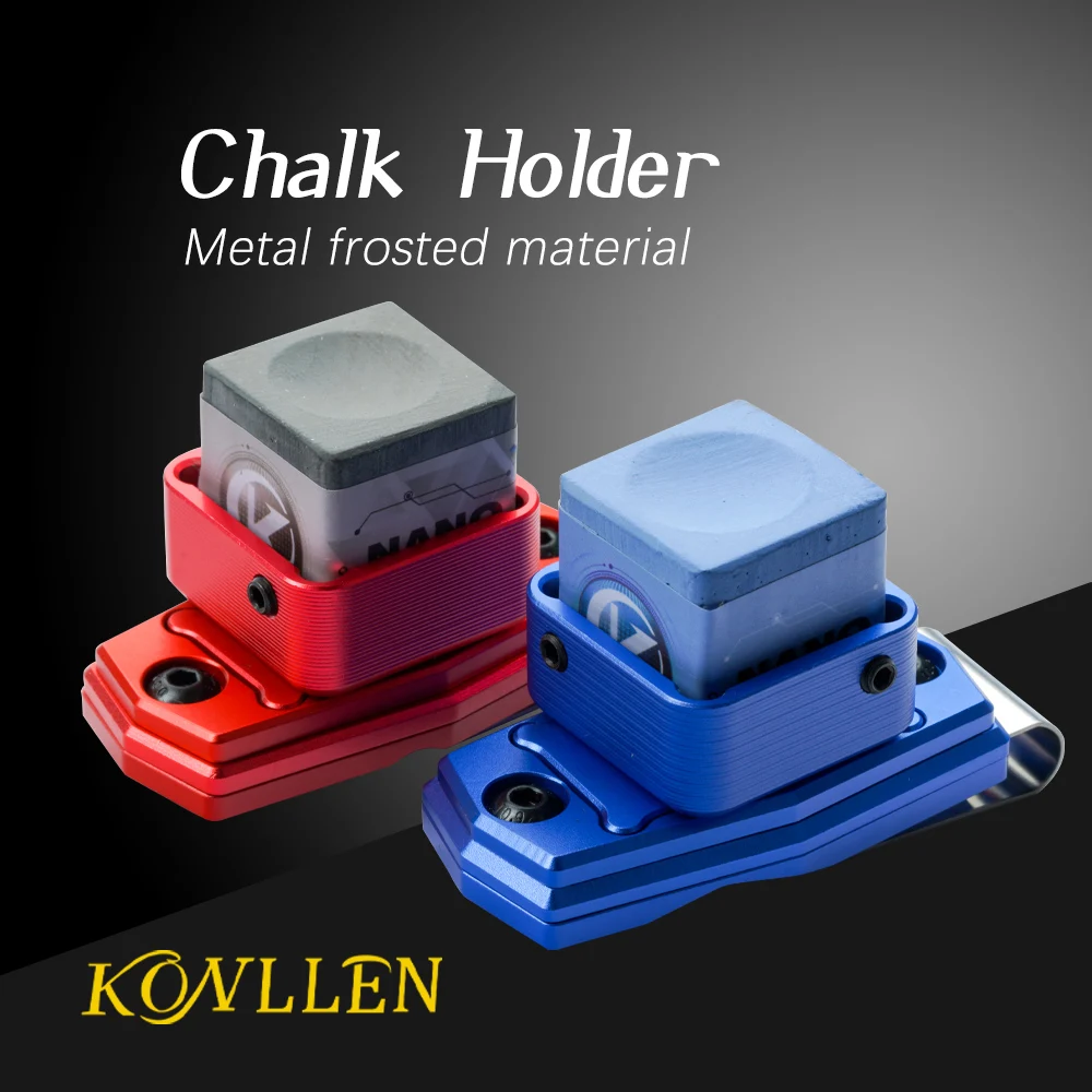 KONLLEN Billiard Chalk Holder Magnetic Convenient Small Pool Snooker Chalk Holder Durable Carrying Billiard Accessories no burrs durable air conditioning remote control holder abs remote control holder convenient for living room