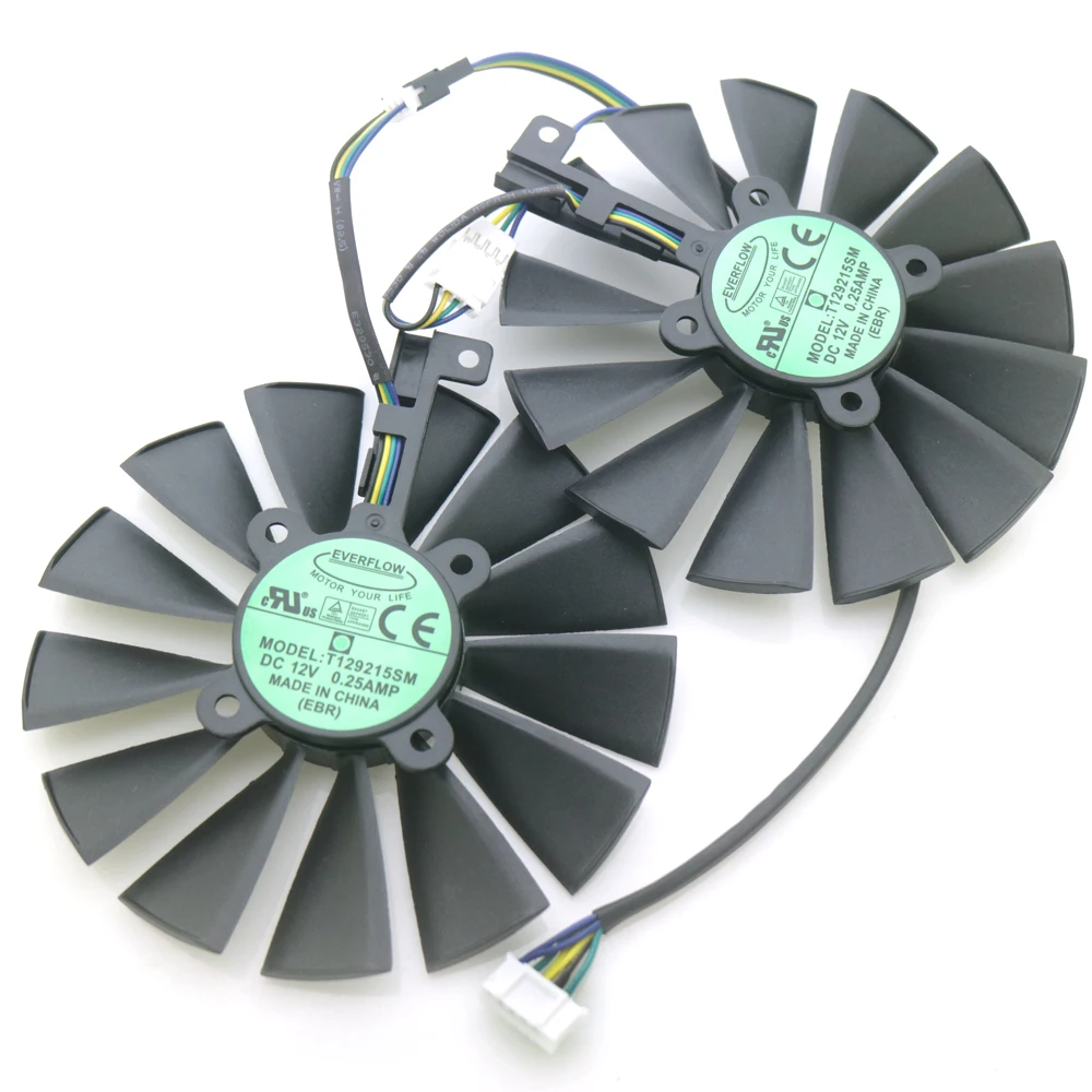 T129215SM 12V 0.25AMP 95mm GPU Fan For ASUS GEFORCE GTX 1080Ti ROG POSEIDON PLATINUM Graphics Card Cooler Cooling Fan
