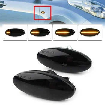 

Car Side Marker Lights Dynamic LED Turn Signal Light For Nissan Qashqai J10 X-trail T31 Cube Juke Leaf Micra Micra K13 Note E11