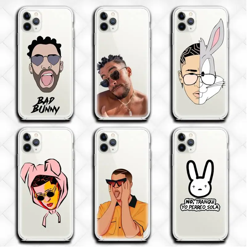 Yo Perreo Sola Bad Bunny Maluma Phone Case clear for iphone 12 pro max mini 11 XS MAX 8 7 6 6S Plus X 5S SE 2020 XR cover | Мобильные
