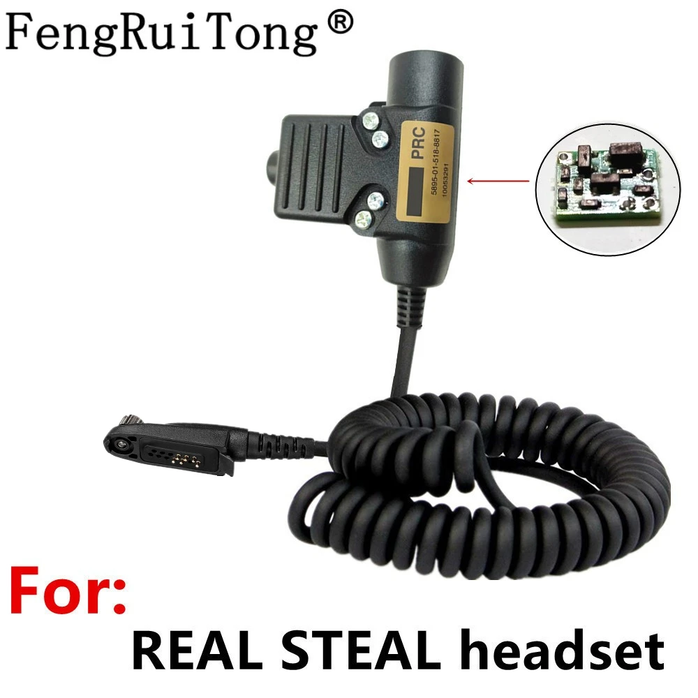 Tactics U94 PTT AMPLIFIED version  for Ailunce HD1 RT29 for REAL STEAL headset Nexus 3M comtacs/MSA Dynamic MIC headset u94 PTT