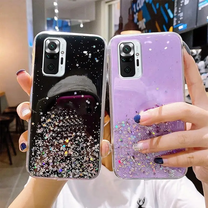 Glitter Phone Case For Xiaomi Redmi Note Sparkly Protective Cover_voghion.com