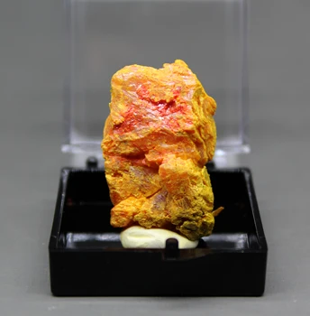 

100% natural orpiment Mineral specimens Arsenic sulphide ore Crystal mineral ore orpimentcollection specimens send box