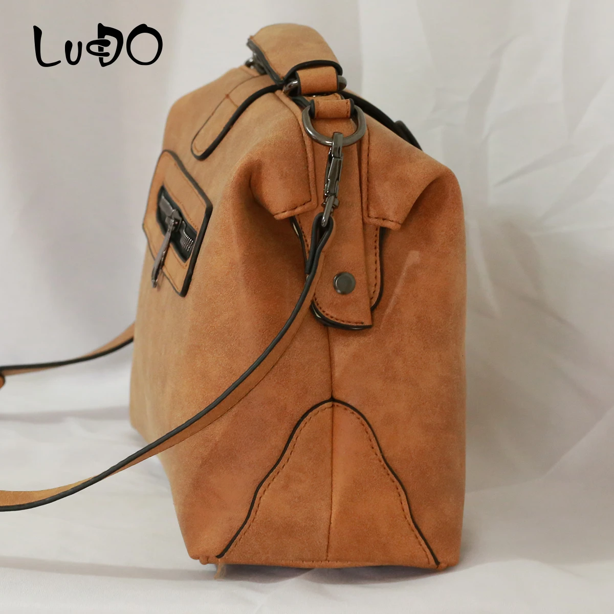 Koop 2019 Nieuwe Mode Designer Doctor Tas Retro Grote Capaciteit Messenger Bag Luxe Mat Lederen Handtas Crossbody Messenger Bag Sac
