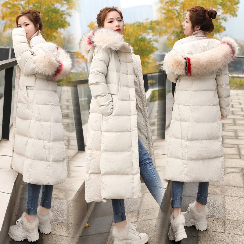 

Mid-length Cotton Coat Women's 2019 Autumn And Winter New Style Cold of WOMEN'S Dress Cotton-padded Jacket Korean-style Slimming