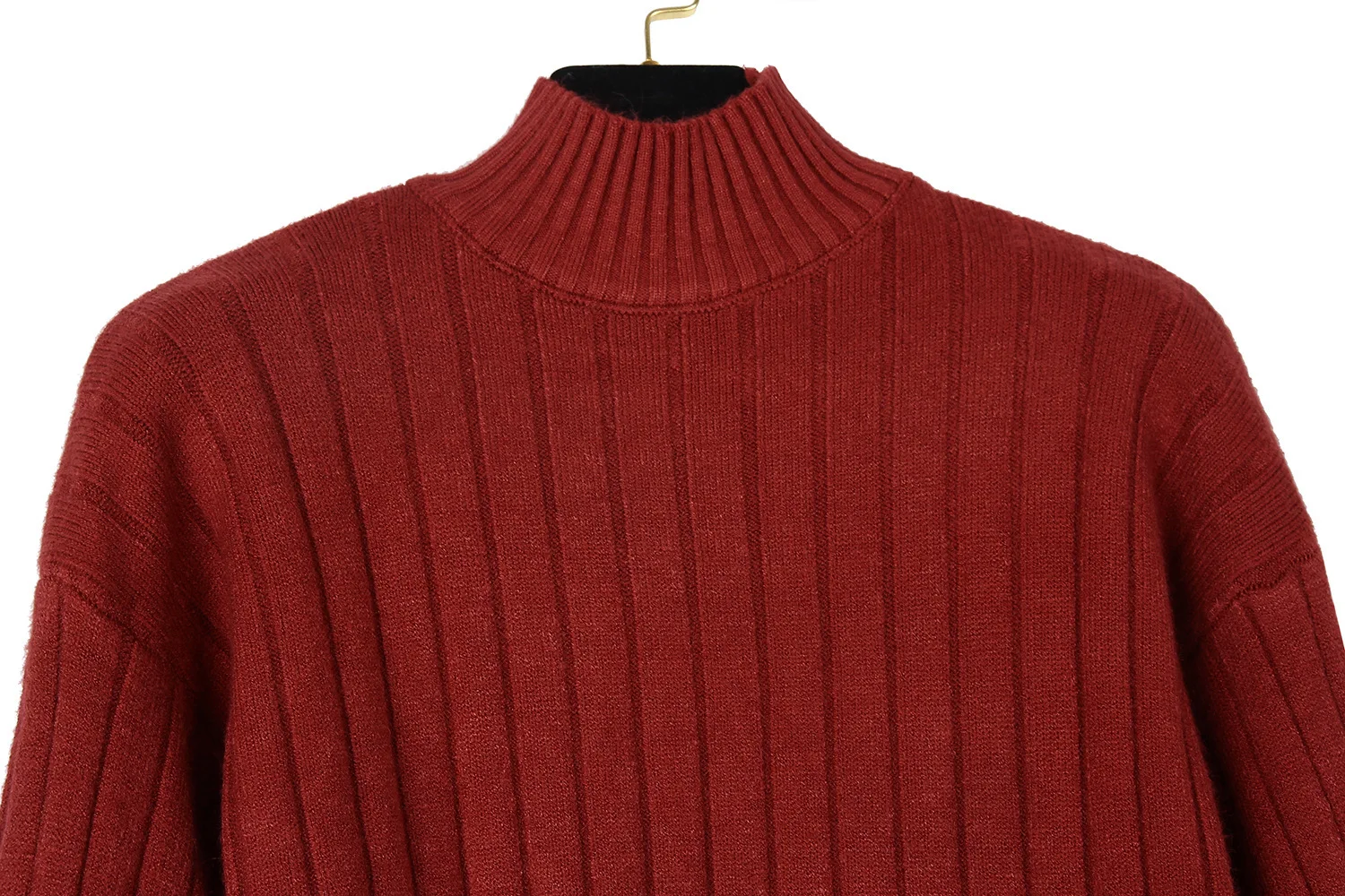 Autumn Winter Yellow Sweater Off Women Turtleneck Thick Lantern Sleeve Pull Oversize Femme Pullover Casual Solid Sweaters