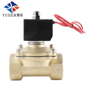 

Outdoor Waterproof Solenoid Valve Brass Normally Closed 24V DC Direct-acting High Temperature Electromagnetic Valves