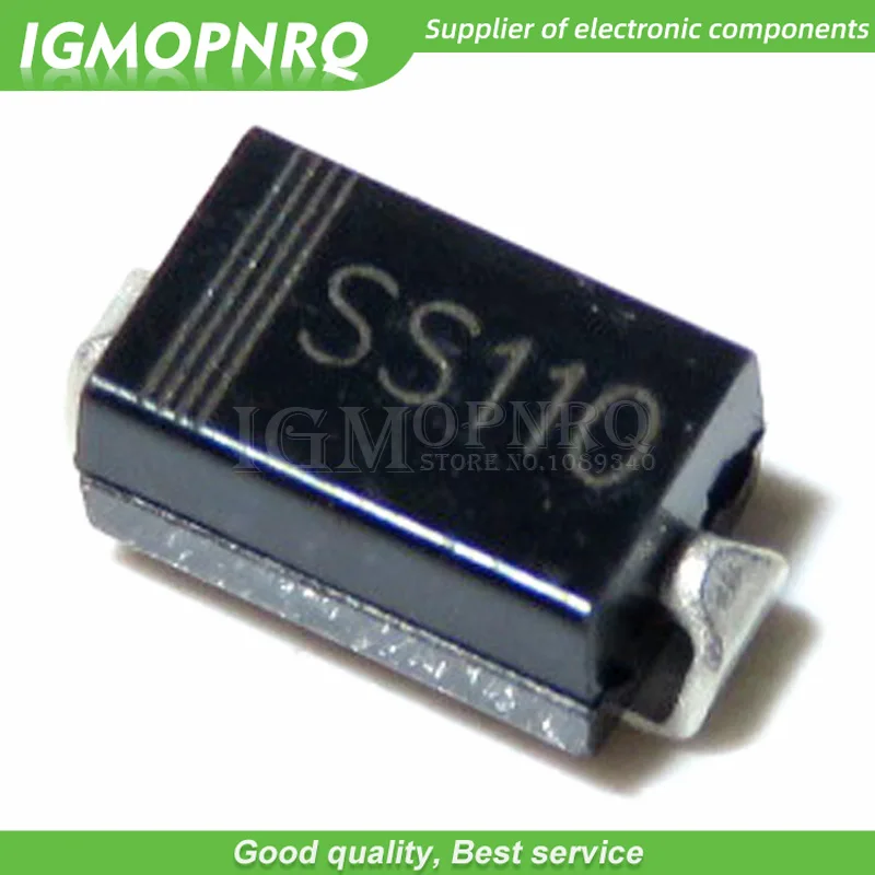100 шт. 1N5819 SS14 1N5822 SS34 SR160 SS16 1N5817 SS12 SR1100 SS110 SR360 SS36 SR240 SS24 SR2100 SS210 SS310 SMA выпрямительный диод
