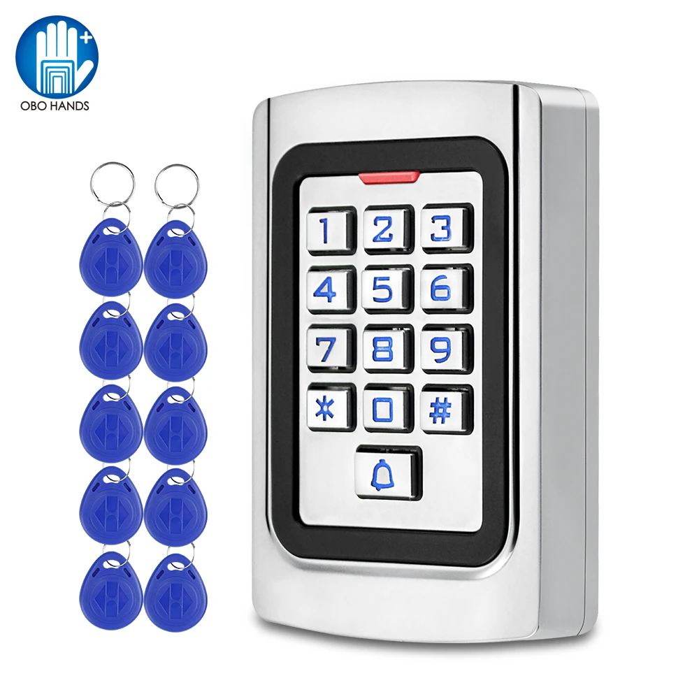 IP68 Access Control Keypad Waterproof RFID Keyboard Metal Access