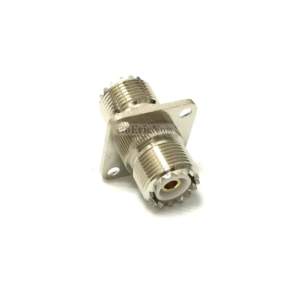 5 шт. РЧ коаксиальный 50ohm разъем UHF для женщин SO 239 SO239 с Фланцевая панель Разъемы