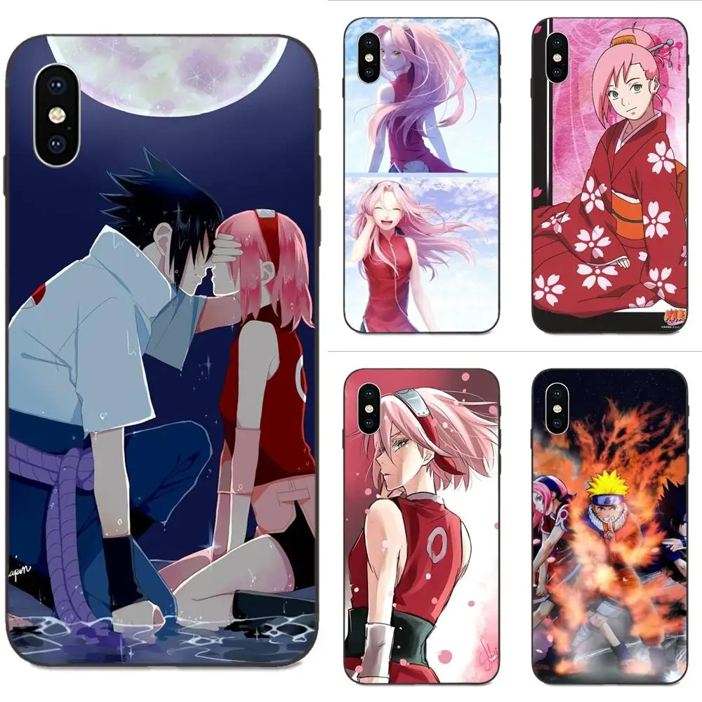

For Xiaomi Redmi Note 3 3S 4 4A 4X 5 5A 6 6A 7 7A K20 Plus Pro S2 Y2 Y3 Skin Thin Cell Case Japanese Anime Naruto Haruno Sakura