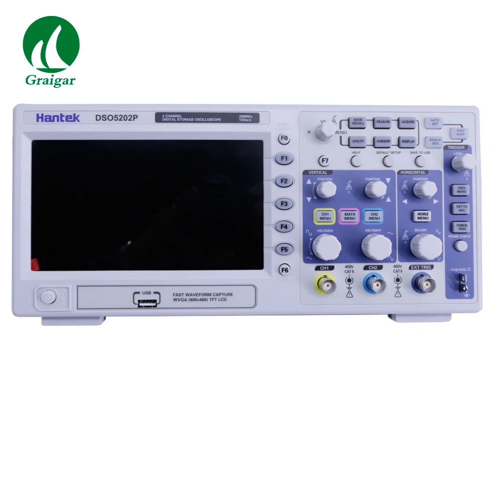 Hantek DSO5202P цифровой осциллограф 2 канала 1GSa/s