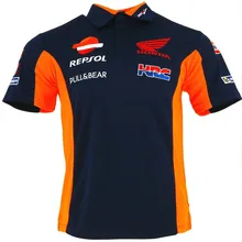 Moto Gp Гонки футболка с изображением автомобиля локомотив футболка-поло Рубашка с короткими рукавами внедорожный мотоцикл для верховой езды с короткими рукавами со складками с отложным воротником, футболки