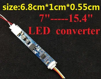 

3 Pieces/lot LED converter with cable for 7"--15.4" inch Notebook laptop,LED Drive 10" 11 inch 12 13 14 15inch