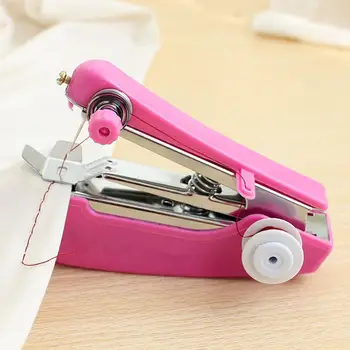 

Mini Manual Operation Portable Mini Sewing Machine Creative Simple Sewing Tools Home Travel Small Embroidery Quick Handy Stitch
