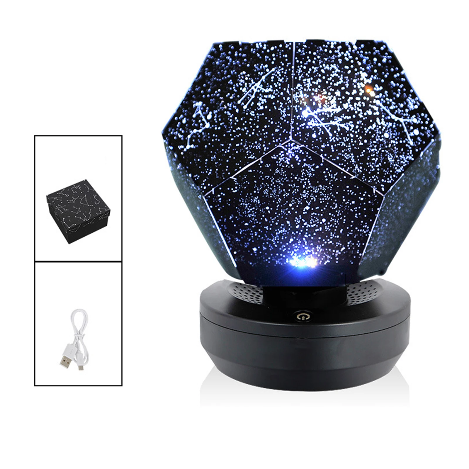 Проектор Star Planetarium для дома светодиодный ночник с зарядкой от USB Одноцветный |