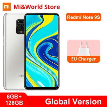 

Global Version Xiaomi Redmi Note 9S 6GB RAM 128GB ROM Smartphone Snapdragon 720G Octa Core 48MP Quad Cameras 5020mAh Battery