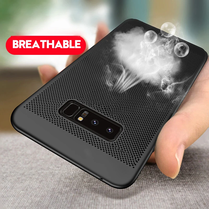 KJOEW тепло рассеивается полый чехол для телефона samsung S10 S9 S8 плюс S10LITE Note 9 8 S7 край M10