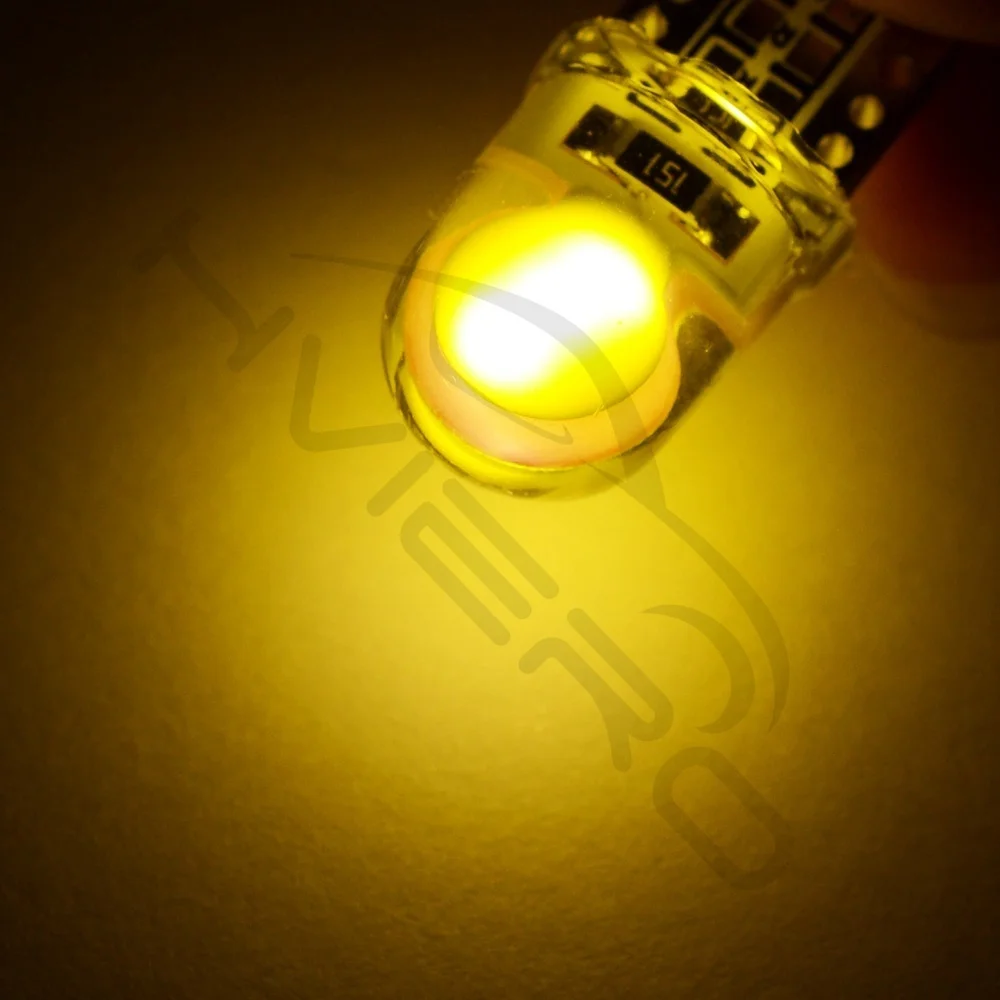 Hviero Auto T10 Led Cold White 194 W5W LED 168 COB Silica Car Super Bright Turn Side License Plate Light Lamp Bulb DC 12V