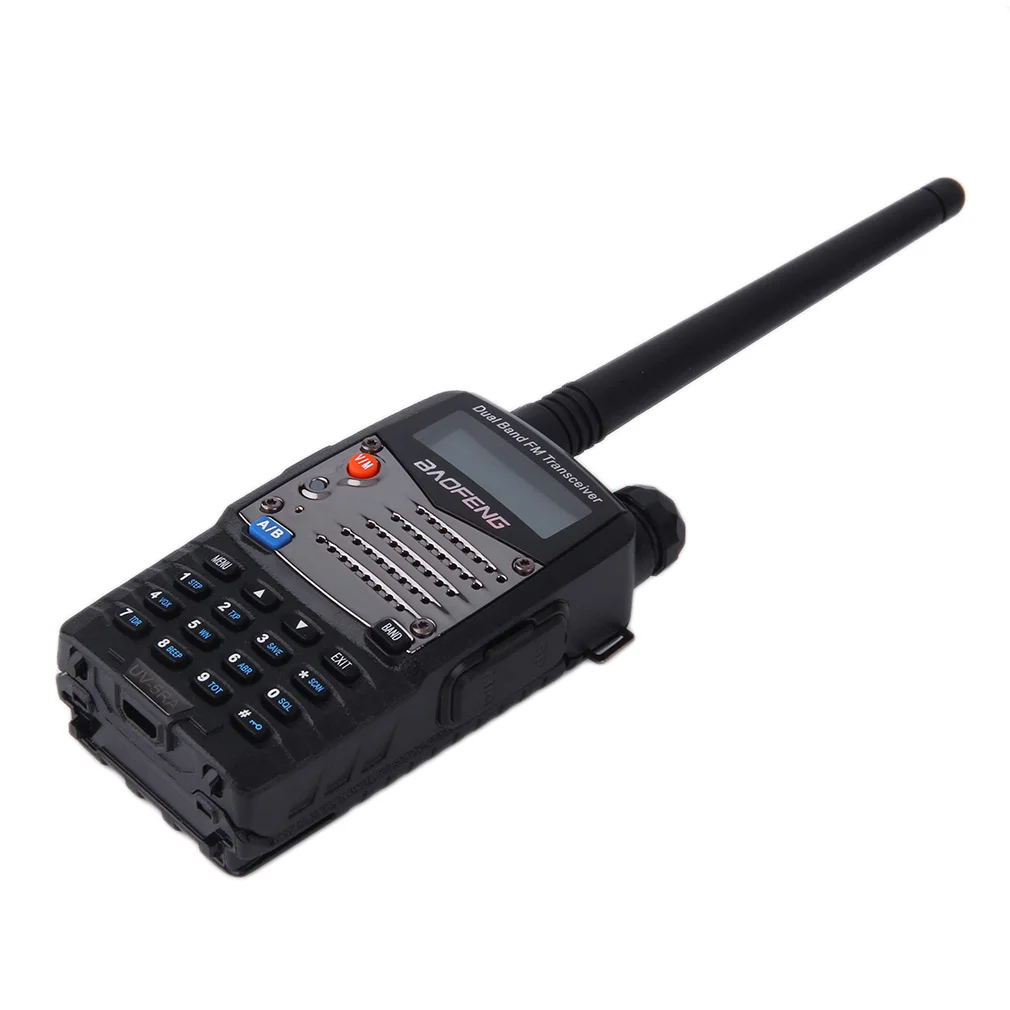 

Black Walk Talk 100 x 52 x 32 mm UV-5RA Walkie Talkie Scanner Radio Vhf Uhf Dual Band Cb Ham Radio Transceiver EU Plug