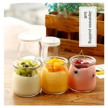 

Party Supplies 6pcs 150ml Pudding Bottle Glass Jelly Jar Yogurt Containers Milk Cup Disposable Mousse Dessert Tiramisu Cups