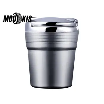 

Car Ashtray With Led Lights With Cover Creative Personality Covered Universal Inside The Car multi-function Car Supplies