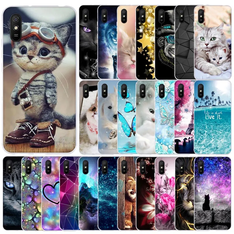 Чехол для Xiaomi Redmi 9a Redmi9A силиконовая задняя крышка Coque Funda мягкий чехол из ТПУ 9i