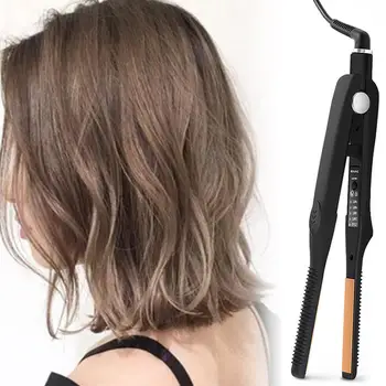 

Hair Straightener Four-gear Temperature Adjustment Steam Tourmaline Hair Straightener Tool Ionic Styling Iron Ceramic Flat R5Z6