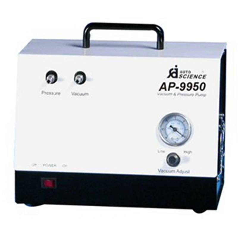 AP-9950 hands-free oil diaphragm vacuum pump adjustable pressure 50 l / min 0-80kpa 180W 220V / 50Hz