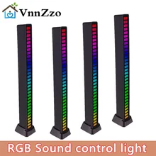 

RGBCreative Music Sound Control LED Level Light Bar Novelty Rhythm Lamp PC Desktop Setup Backlight Car Vehicle Atmosphere Light