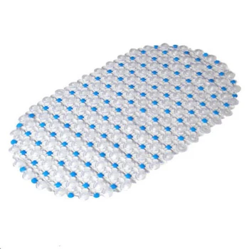 

Toilet Round Mat Cleaning Anti-Slip Mat Bathroom Kid Bathing Anti-Fall Foot Transparent Hand Washable Mat